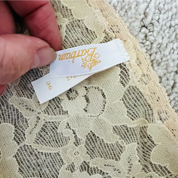 Vintage 70s / 80s Barbizon Semi Sheer Nude Slip Dress - Picture 3 of 12